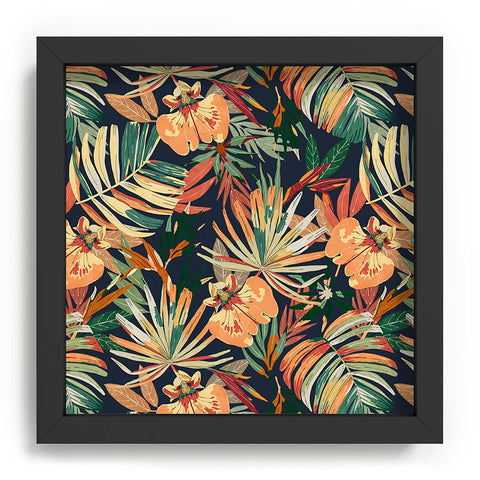 Marta Barragan Camarasa Dark tropical botanical wild A Recessed Framing Square