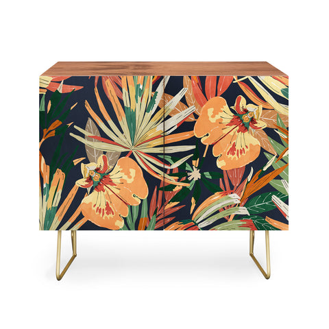 Marta Barragan Camarasa Dark tropical botanical wild A Credenza