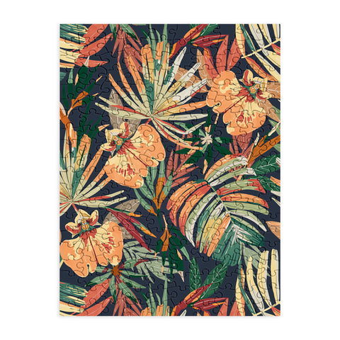 Marta Barragan Camarasa Dark tropical botanical wild A Puzzle