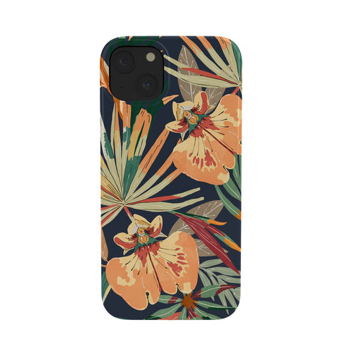 Marta Barragan Camarasa Dark tropical botanical wild A Phone Case