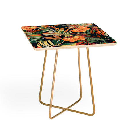 Marta Barragan Camarasa Dark tropical botanical wild A Side Table