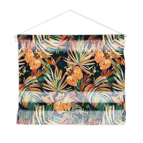Marta Barragan Camarasa Dark tropical botanical wild A Wall Hanging Landscape