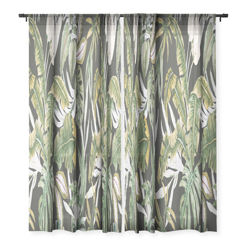 Marta Barragan Camarasa Dark watercolor jungle 1 Sheer Non Repeat