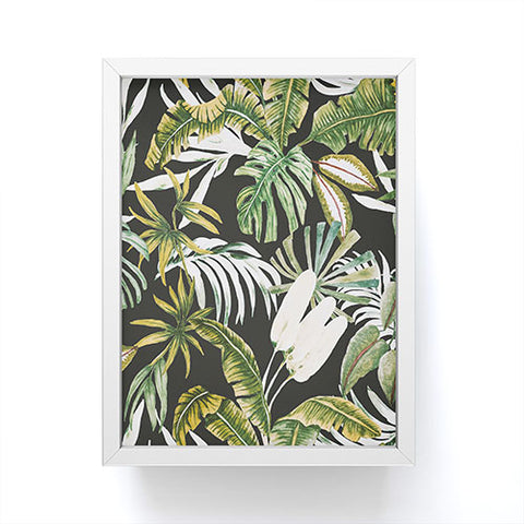 Marta Barragan Camarasa Dark watercolor jungle 1 Framed Mini Art Print