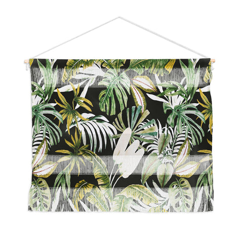 Marta Barragan Camarasa Dark watercolor jungle 1 Wall Hanging Landscape