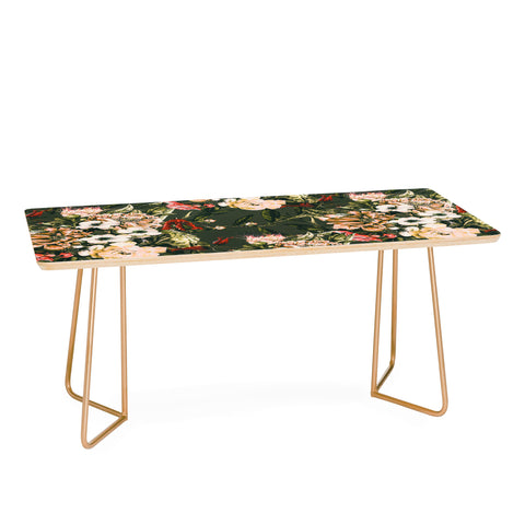 Marta Barragan Camarasa Dark wild floral 03 Coffee Table