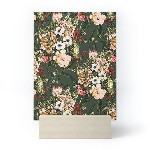 Marta Barragan Camarasa Dark wild floral 03 Mini Art Print