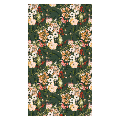 Marta Barragan Camarasa Dark wild floral 03 Tablecloth