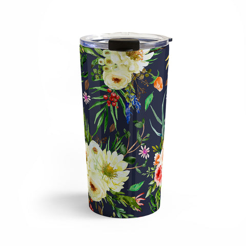 Marta Barragan Camarasa Darkness Wildflower Bouquets Travel Mug