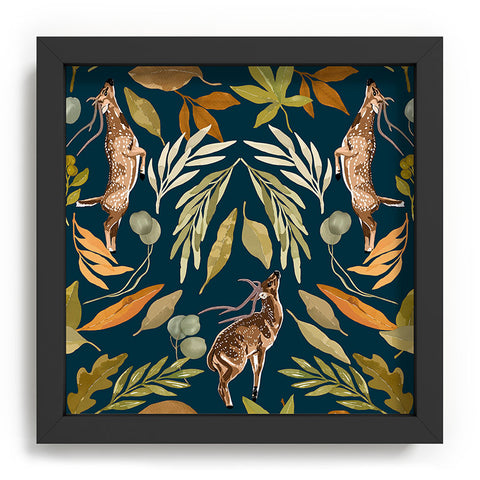 Marta Barragan Camarasa Deer in the wild forest D4 Recessed Framing Square