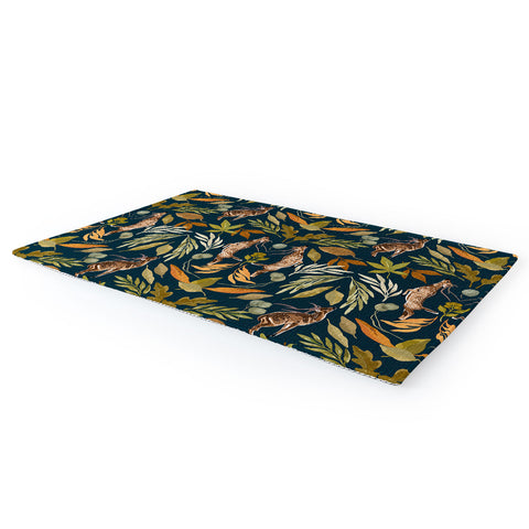 Marta Barragan Camarasa Deer in the wild forest D4 Area Rug