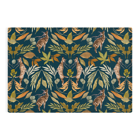 Marta Barragan Camarasa Deer in the wild forest D4 Outdoor Rug