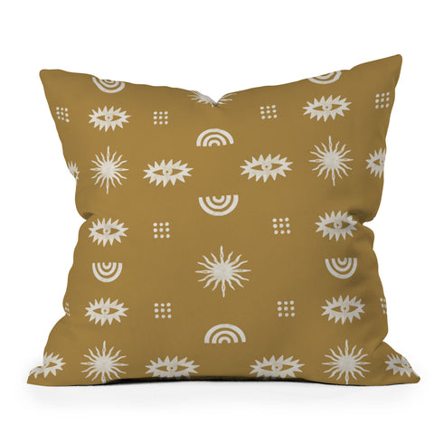 Marta Barragan Camarasa Desert boho III Outdoor Throw Pillow