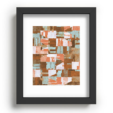 Marta Barragan Camarasa Desert textile cutout pattern Recessed Framing Rectangle
