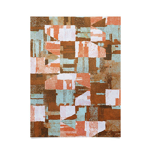 Marta Barragan Camarasa Desert textile cutout pattern Poster