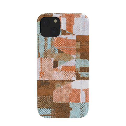 Marta Barragan Camarasa Desert textile cutout pattern Phone Case