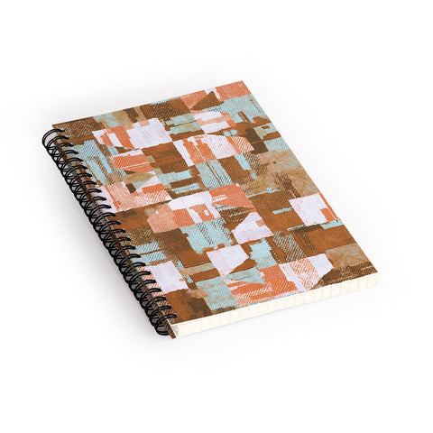 Marta Barragan Camarasa Desert textile cutout pattern Spiral Notebook
