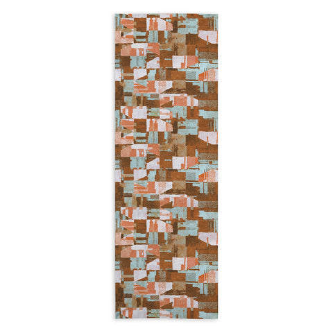 Marta Barragan Camarasa Desert textile cutout pattern Yoga Towel