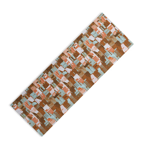 Marta Barragan Camarasa Desert textile cutout pattern Yoga Mat