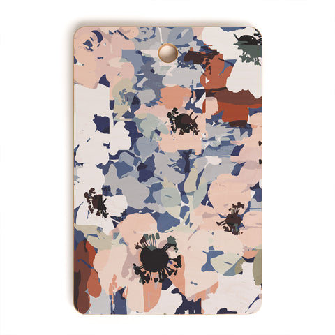 Marta Barragan Camarasa Distorted garden tiles 3M Cutting Board Rectangle