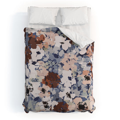Marta Barragan Camarasa Distorted garden tiles 3M Duvet Cover