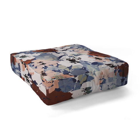 Marta Barragan Camarasa Distorted garden tiles 3M Floor Pillow Square