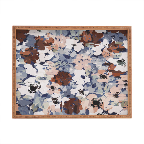 Marta Barragan Camarasa Distorted garden tiles 3M Rectangular Tray
