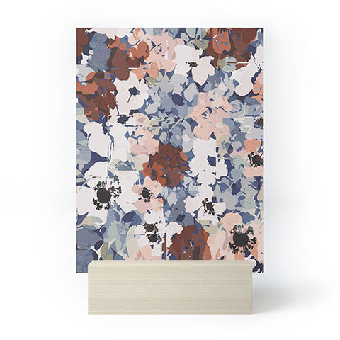 Marta Barragan Camarasa Distorted garden tiles 3M Mini Art Print