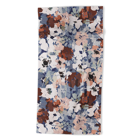Marta Barragan Camarasa Distorted garden tiles 3M Beach Towel