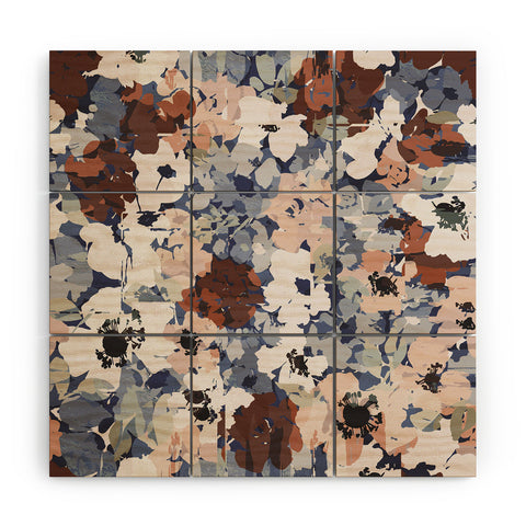 Marta Barragan Camarasa Distorted garden tiles 3M Wood Wall Mural