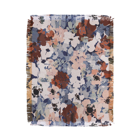 Marta Barragan Camarasa Distorted garden tiles 3M Throw Blanket