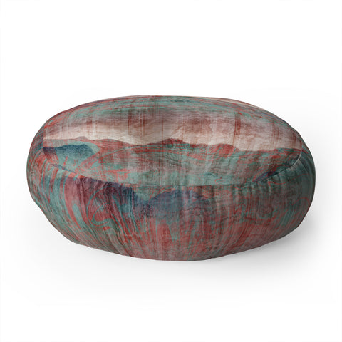 Marta Barragan Camarasa Distressed native style A Floor Pillow Round