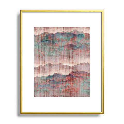 Marta Barragan Camarasa Distressed native style A Metal Framed Art Print