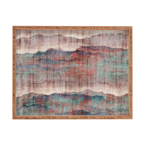 Marta Barragan Camarasa Distressed native style A Rectangular Tray