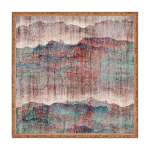 Marta Barragan Camarasa Distressed native style A Square Tray