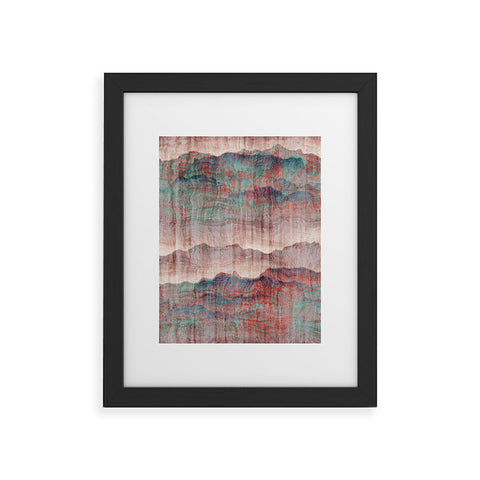 Marta Barragan Camarasa Distressed native style A Framed Art Print