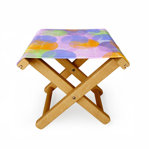 Marta Barragan Camarasa Dots summer colors A Folding Stool