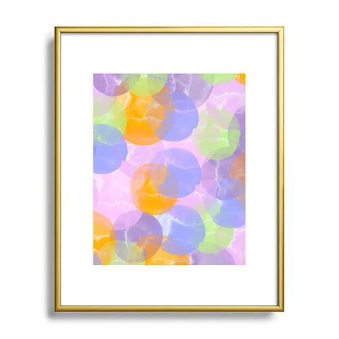 Marta Barragan Camarasa Dots summer colors A Metal Framed Art Print