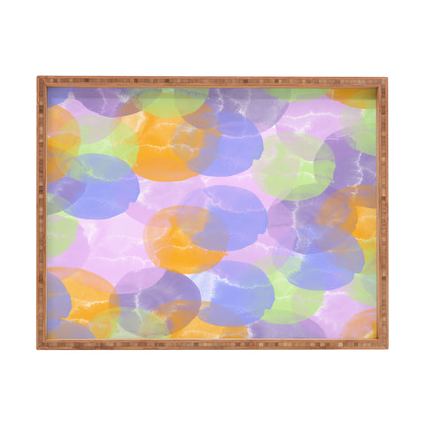Marta Barragan Camarasa Dots summer colors A Rectangular Tray