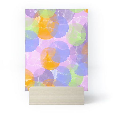 Marta Barragan Camarasa Dots summer colors A Mini Art Print
