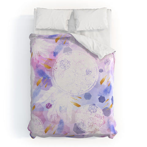 Marta Barragan Camarasa Dreamcatcher with geometric Duvet Cover