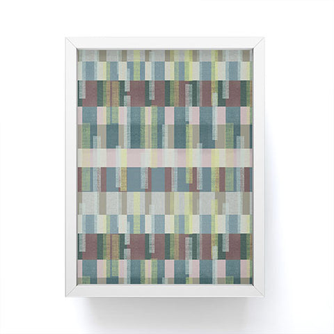 Marta Barragan Camarasa Dynamic Linear Blocks Framed Mini Art Print