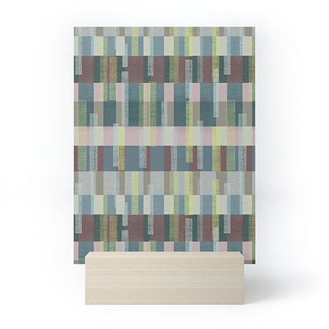 Marta Barragan Camarasa Dynamic Linear Blocks Mini Art Print