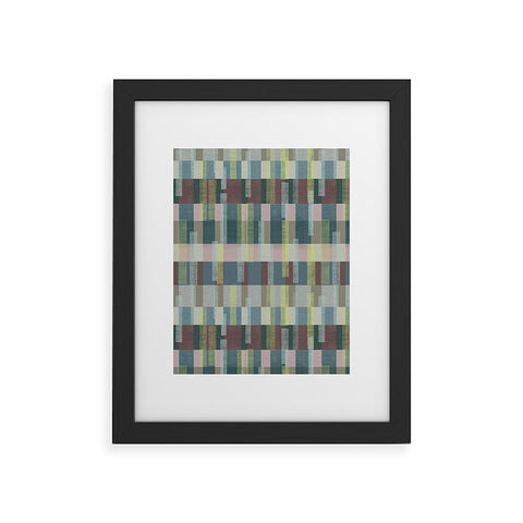 Marta Barragan Camarasa Dynamic Linear Blocks Framed Art Print