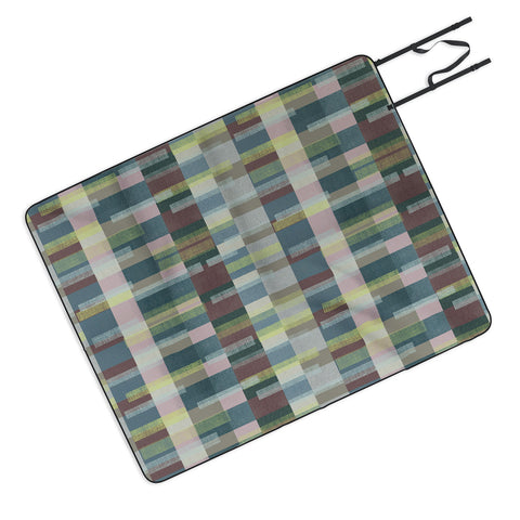 Marta Barragan Camarasa Dynamic Linear Blocks Picnic Blanket