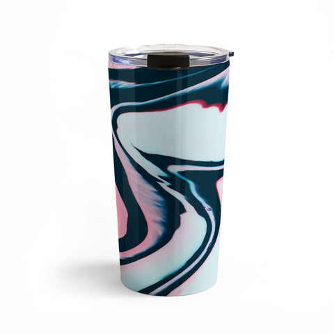 Marta Barragan Camarasa Effect marble glitch Travel Mug