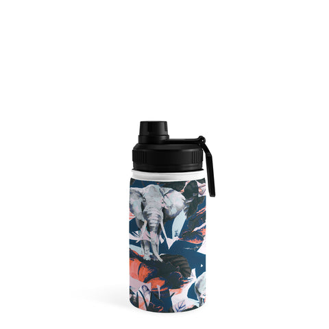 Marta Barragan Camarasa Elephants in the rose bushes I Water Bottle