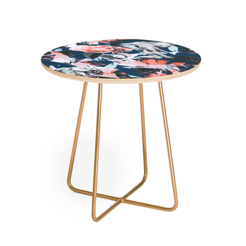Marta Barragan Camarasa Elephants in the rose bushes I Round Side Table