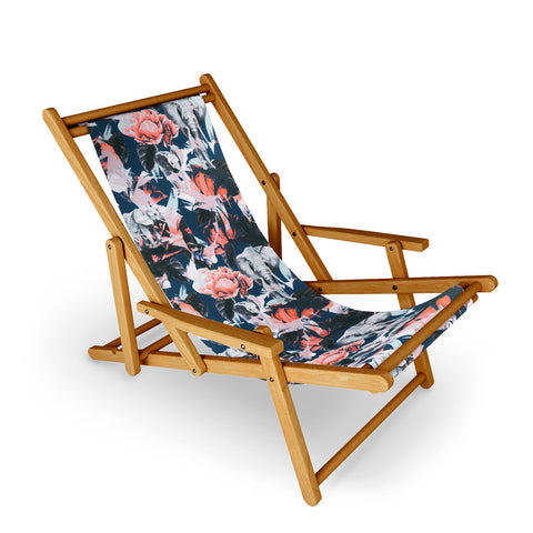 Marta Barragan Camarasa Elephants in the rose bushes I Sling Chair