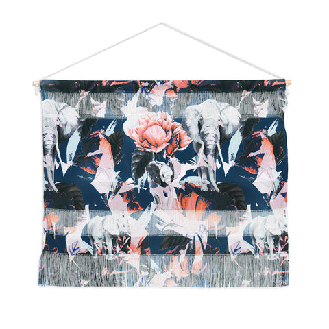 Marta Barragan Camarasa Elephants in the rose bushes I Wall Hanging Landscape